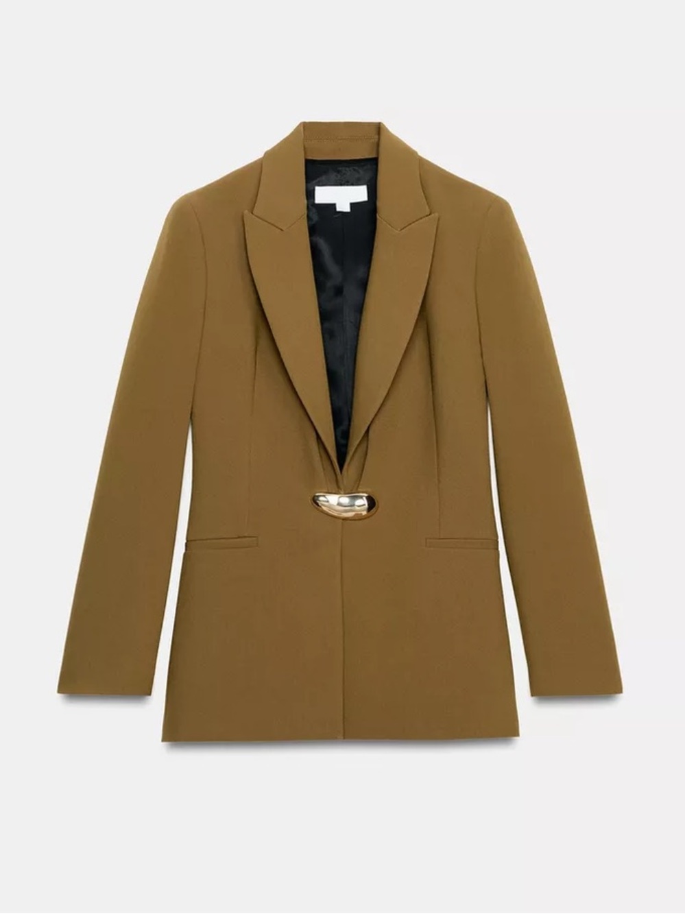 NWT Zara Woman Bloggers Fav TAILORED BLAZER WITH GOLDEN HARDWARE Size S Small